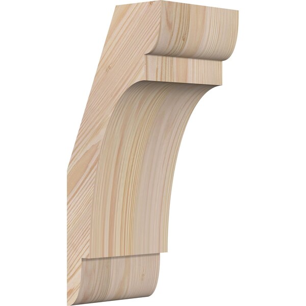 Ekena Millwork 5 1/2"W x 6"D x 14"H Olympic Smooth Knee Brace, Douglas Fir BRC06X06X14OLY00SDF - main